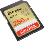 SanDisk SDXC Extreme 256GB 180MB/s UHS-I C10 V30 U3