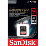 SANDISK SDXC Extreme Pro 64GB 200MB/s UHS-I C10 V30 U3