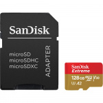 MicroSDXC Extreme 128GB 190MB/s A2 C10 V30 med Adapter  MicroSDXC Extreme 128GB 190MB/s A2 C10 V30 med Adapter