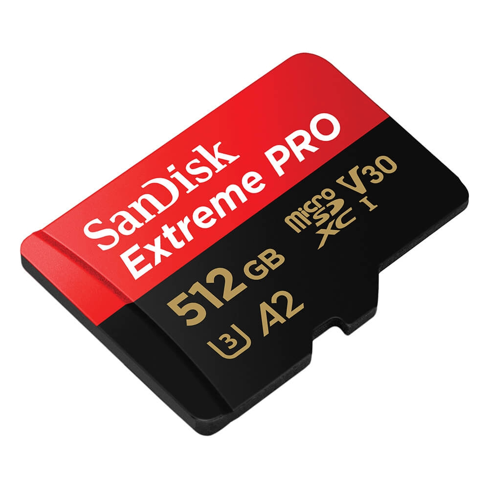 om Gurgle antage Köp SANDISK MicroSDXC Extreme Pro 512GB 200MB/s A2 C10 V30 UHS-I