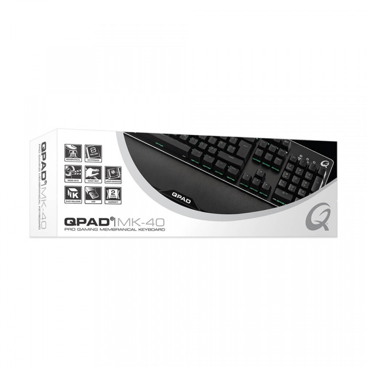 QPAD Gaming-Tangentbord MK40 Nordic QPAD Gaming-Tangentbord MK40 Nordic