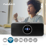 Nedis Internet Radio | Bordsdesign | Bluetooth® / Wi-Fi | FM / Internet | 2.4 