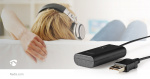Nedis Bluetooth®-sändare | Ingång för audio/video/dataanslutningar: 1x AUX / 1x USB | SBC | Upp till 1 enhet | Svart