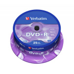 DVD+R AZO 16x 4.7GB 25 Packa Axel Matt Silver