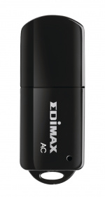 Edimax Trådlös USB-Adapter AC600 2.4/5 GHz (Dual Band) Svart