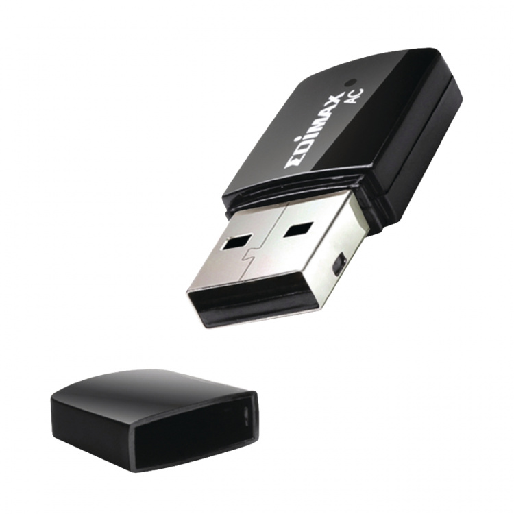 Edimax Trådlös USB-Adapter AC600 2.4/5 GHz (Dual Band) Svart