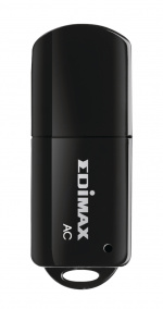 Edimax Trådlös USB-Adapter AC600 2.4/5 GHz (Dual Band) Svart