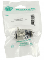 Neutrik High Speed HDMI med Ethernet Adapter Silver