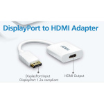 aten Displaykabel DisplayPort hane - HDMI Hona 0.15 m Vit