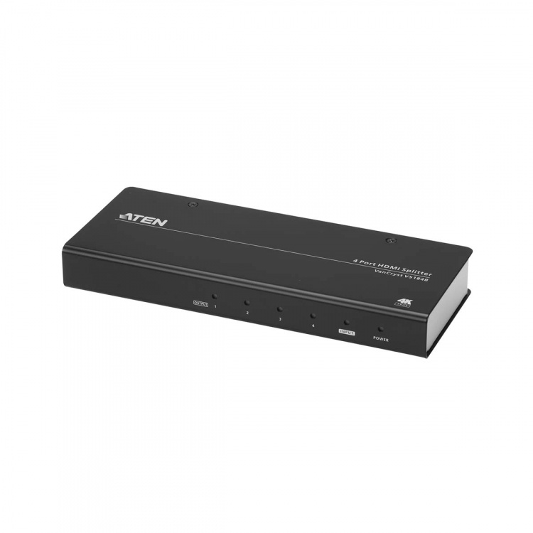 aten 4-Port True 4K HDMI Splitter Svart aten 4-Port True 4K HDMI Splitter Svart