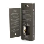 Nedis Lightning Kabel | USB 2.0 | Apple Lightning, 8-stifts | USB-A Hane | 480 Mbps | Guldplaterad | 2.00 m | Rund | Flätad / Nylon | Aluminium | Kartong med täckt fönster