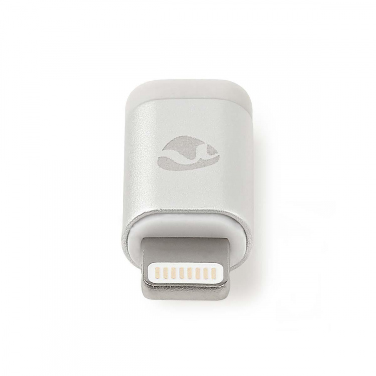 Nedis Lightning Adapter | Apple Lightning, 8-stifts | USB Micro-B Hona | Guldplaterad | Rund | Aluminium | Kartong med täckt fönster Nedis Lightning Adapter | Apple Lightning, 8-stifts | USB Micro-B Hona | Guldplaterad | Rund | Aluminium | Kartong med täckt fönster