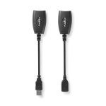 Aktiv USB-kabel | USB 1.1 | USB-A Hane | RJ45 Hona | 12 Mbps | 0.20 m | Rund | Nickelplaterad | PVC | Koppar | Kuvert Aktiv USB-kabel | USB 1.1 | USB-A Hane | RJ45 Hona | 12 Mbps | 0.20 m | Rund | Nickelplaterad | PVC | Koppar | Kuvert