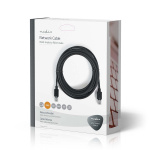 Nedis CAT5e nätverkskabel | U/UTP | RJ45 hane | RJ45 hane | 20.0 m | Rund | LSZH | Antracit | Kartong med fönster