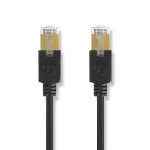 Nedis CAT6 Nätverkskabel | RJ45 hane | RJ45 hane | F/UTP | 15.0 m | Rund | LSZH / PVC | Antracit | Kartong med fönster