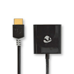 Nedis HDMI™ Adapter | HDMI™ Kontakt | USB Micro-B Hona / VGA hona 15p / 3.5 mm Hona | Guldplaterad | Rak | PVC | Antracit | 1 st. | Låda Nedis HDMI™ Adapter | HDMI™ Kontakt | USB Micro-B Hona / VGA hona 15p / 3.5 mm Hona | Guldplaterad | Rak | PVC | Antracit | 1 st. | Låda