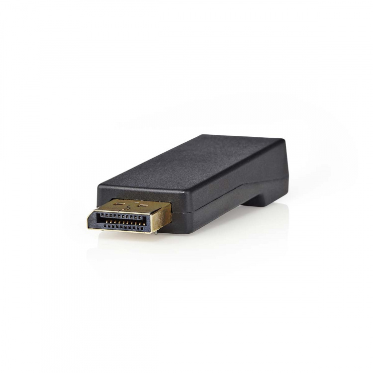 Nedis Displayport-adapter | DisplayPort Hane | HDMI™ Utgång | 4K@30Hz | Guldplaterad | Rak | Rund | ABS | ABS | Antracit | Låda