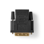 Nedis HDMI™ Adapter | HDMI™ Utgång | DVI-D 24+1-Pin Hane | Guldplaterad | Rak | PVC | Antracit | 1 st. | Kartong med fönster Nedis HDMI™ Adapter | HDMI™ Utgång | DVI-D 24+1-Pin Hane | Guldplaterad | Rak | PVC | Antracit | 1 st. | Kartong med fönster