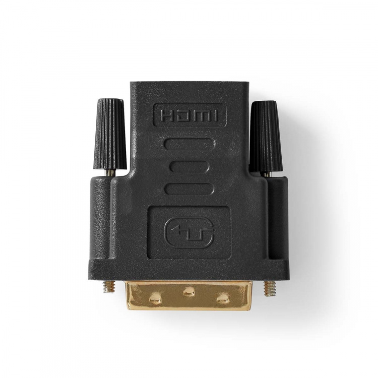 Nedis HDMI™ Adapter | HDMI™ Utgång | DVI-D 24+1-Pin Hane | Guldplaterad | Rak | PVC | Antracit | 1 st. | Kartong med fönster Nedis HDMI™ Adapter | HDMI™ Utgång | DVI-D 24+1-Pin Hane | Guldplaterad | Rak | PVC | Antracit | 1 st. | Kartong med fönster