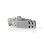 Nedis RJ45-kontakt | Hane | Solid UTP CAT6 | Rak | Guldplaterad | 10 st. | PVC | Grå | Låda
