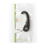 Nedis Mini Displayport-kabel | DisplayPort 1.2 | Mini DisplayPort Hane | Mini DisplayPort Hane | 21.6 Gbps | Nickelplaterad | 1.00 m | Rund | PVC | Svart | Plastpåse