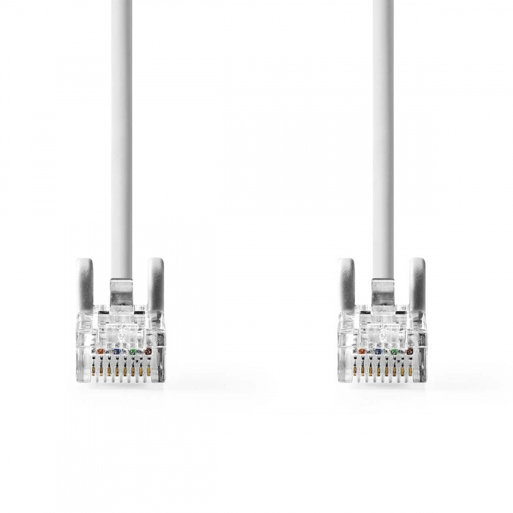 Nedis CAT5e nätverkskabel | U/UTP | RJ45 hane | RJ45 hane | 2.00 m | Rund | PVC | Grå | Kuvert