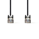 Nedis CAT5e nätverkskabel | SF/UTP | RJ45 hane | RJ45 hane | 15.0 m | Rund | PVC | Svart | Kuvert