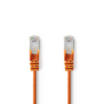 Nedis CAT5e nätverkskabel | SF/UTP | RJ45 hane | RJ45 hane | 7.50 m | Rund | PVC | Orange | Plastpåse Nedis CAT5e nätverkskabel | SF/UTP | RJ45 hane | RJ45 hane | 7.50 m | Rund | PVC | Orange | Plastpåse