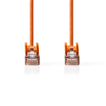 Nedis CAT5e nätverkskabel | SF/UTP | RJ45 hane | RJ45 hane | 7.50 m | Rund | PVC | Orange | Plastpåse Nedis CAT5e nätverkskabel | SF/UTP | RJ45 hane | RJ45 hane | 7.50 m | Rund | PVC | Orange | Plastpåse