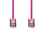 Nedis CAT5e nätverkskabel | SF/UTP | RJ45 hane | RJ45 hane | 20.0 m | Rund | PVC | Rosa | Plastpåse Nedis CAT5e nätverkskabel | SF/UTP | RJ45 hane | RJ45 hane | 20.0 m | Rund | PVC | Rosa | Plastpåse