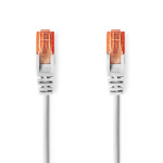 Nedis CAT6 Nätverkskabel | RJ45 hane | RJ45 hane | U/UTP | 10.0 m | Rund | PVC | Grå | Kuvert