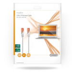 Nedis CAT6 Nätverkskabel | RJ45 hane | RJ45 hane | U/UTP | 10.0 m | Rund | PVC | Grå | Kuvert