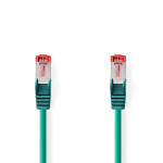 Nedis CAT6 Nätverkskabel | RJ45 hane | RJ45 hane | S/FTP | 1.00 m | Rund | LSZH | Grön | Kuvert