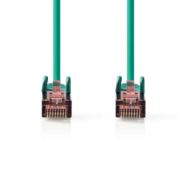 Nedis CAT6 Nätverkskabel | RJ45 hane | RJ45 hane | S/FTP | 1.00 m | Rund | LSZH | Grön | Kuvert
