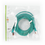 Nedis CAT6 Nätverkskabel | RJ45 hane | RJ45 hane | S/FTP | 7.50 m | Rund | LSZH | Grön | Plastpåse