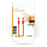 Nedis CAT6 Nätverkskabel | RJ45 hane | RJ45 hane | S/FTP | 5.00 m | Rund | LSZH | Röd | Kuvert