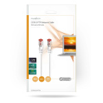 Nedis CAT6 Nätverkskabel | RJ45 hane | RJ45 hane | S/FTP | 5.00 m | Rund | LSZH | Vit | Kuvert Nedis CAT6 Nätverkskabel | RJ45 hane | RJ45 hane | S/FTP | 5.00 m | Rund | LSZH | Vit | Kuvert