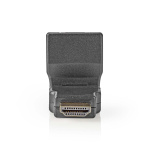 Nedis HDMI™ Adapter | HDMI™ Kontakt | HDMI™ Utgång | Guldplaterad | Vridning | ABS | Svart | 1 st. | Kuvert