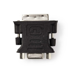 Nedis DVI adapter | DVI-I 24+5-Pin Hane | VGA hona 15p | Nickelplaterad | Rak | PVC | Svart | Låda Nedis DVI adapter | DVI-I 24+5-Pin Hane | VGA hona 15p | Nickelplaterad | Rak | PVC | Svart | Låda