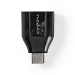 Nedis USB-C™ Adapter | USB 3.2 Gen 1 | USB-C™ Hane | USB-A Hona | 5 Gbps | Rund | Nickelplaterad | Svart | Låda Nedis USB-C™ Adapter | USB 3.2 Gen 1 | USB-C™ Hane | USB-A Hona | 5 Gbps | Rund | Nickelplaterad | Svart | Låda