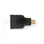 Nedis HDMI™ Adapter | HDMI™ Micro kontakt | HDMI™ Utgång | Guldplaterad | Rak | ABS | Svart | 1 st. | Låda Nedis HDMI™ Adapter | HDMI™ Micro kontakt | HDMI™ Utgång | Guldplaterad | Rak | ABS | Svart | 1 st. | Låda