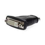 Nedis HDMI™ Adapter | HDMI™ Kontakt | DVI-D 24+1-Pin Hona | Guldplaterad | Rak | ABS | Svart | 1 st. | Låda