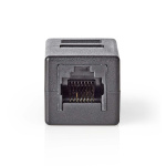 Nedis Nätverkskoppling | CAT5e / CAT6 | Oskyddad | RJ45 Hona | RJ45 Hona | Rak | ABS | Låda Nedis Nätverkskoppling | CAT5e / CAT6 | Oskyddad | RJ45 Hona | RJ45 Hona | Rak | ABS | Låda