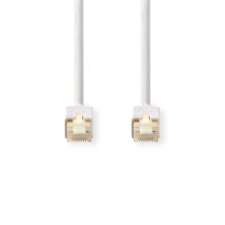 Nedis CAT6 Nätverkskabel | RJ45 hane | RJ45 hane | F/UTP | 10.0 m | Rund | LSZH / PVC | Vit | Kartong med fönster