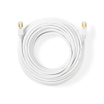 Nedis CAT6 Nätverkskabel | RJ45 hane | RJ45 hane | F/UTP | 10.0 m | Rund | LSZH / PVC | Vit | Kartong med fönster