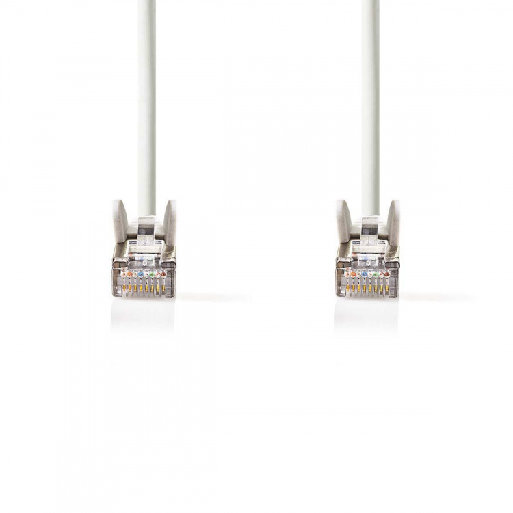 Nedis CAT5e nätverkskabel | SF/UTP | RJ45 hane | RJ45 hane | 5.00 m | Rund | PVC | Vit | Blister Nedis CAT5e nätverkskabel | SF/UTP | RJ45 hane | RJ45 hane | 5.00 m | Rund | PVC | Vit | Blister