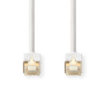 Nedis CAT6 Nätverkskabel | RJ45 hane | RJ45 hane | S/FTP | 2.00 m | Rund | LSZH / PVC | Vit | Kartong med fönster Nedis CAT6 Nätverkskabel | RJ45 hane | RJ45 hane | S/FTP | 2.00 m | Rund | LSZH / PVC | Vit | Kartong med fönster