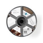 Nedis Högtalarkabel | 2 x 2.50 mm² | Koppar | 100.0 m | Rund | PVC | Transparent | Rulle