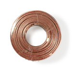 Nedis Högtalarkabel | 2 x 2.50 mm² | CCA | 100.0 m | Rund | PVC | Transparent | Emballage Nedis Högtalarkabel | 2 x 2.50 mm² | CCA | 100.0 m | Rund | PVC | Transparent | Emballage