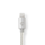 Nedis Lightning Adapter | Apple Lightning, 8-stifts | 3.5 mm Hane | Guldplaterad | 1.00 m | Rund | Nylon | Kartong med täckt fönster Nedis Lightning Adapter | Apple Lightning, 8-stifts | 3.5 mm Hane | Guldplaterad | 1.00 m | Rund | Nylon | Kartong med täckt fönster